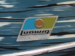 Ludwig 3 Piece Oyster Blue Pearl Wood Drum Set Serial #914196 Ludwig 3 Piece Oyster Blue Pearl Wood Drum Set Serial #914196