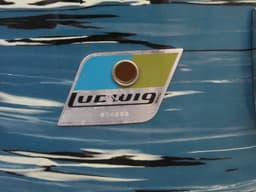 Ludwig 3 Piece Oyster Blue Pearl Wood Drum Set Serial #914196 Ludwig 3 Piece Oyster Blue Pearl Wood Drum Set Serial #914196