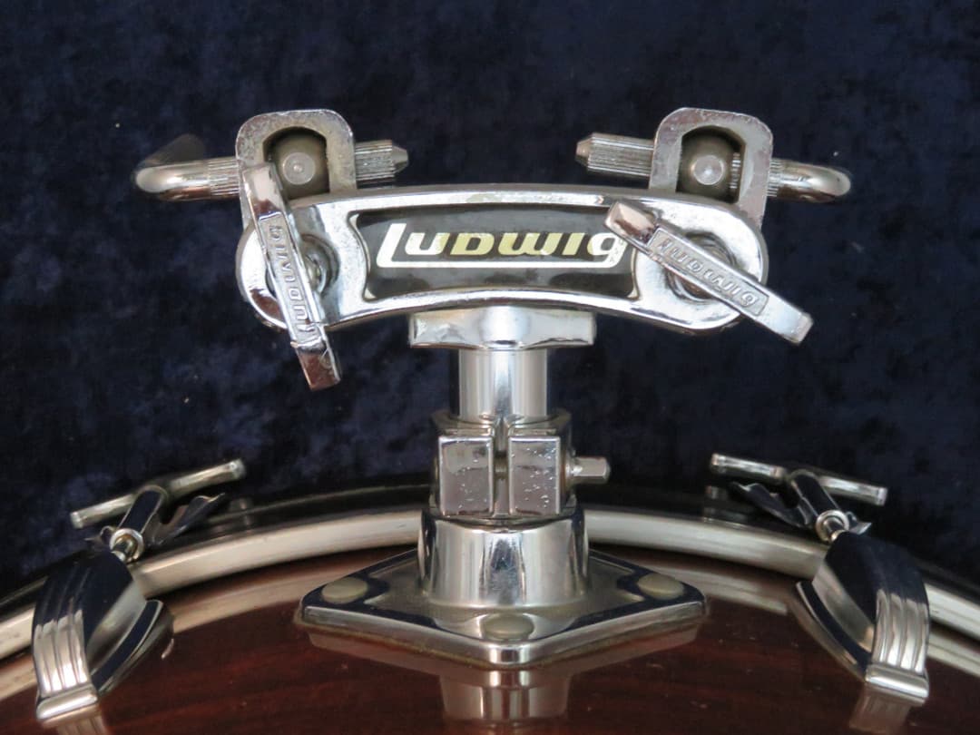 Ludwig 5 Piece Mahogany Cortex Wood Drum Set Serial #1026122