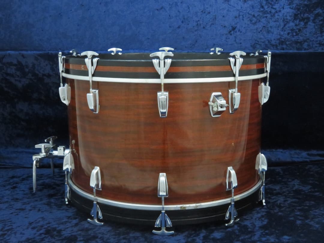 Ludwig 5 Piece Mahogany Cortex Wood Drum Set Serial #1026122