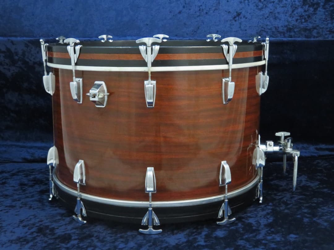 Ludwig 5 Piece Mahogany Cortex Wood Drum Set Serial #1026122