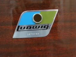 Ludwig 5 Piece Mahogany Cortex Wood Drum Set Serial #1026122 Ludwig 5 Piece Mahogany Cortex Wood Drum Set Serial #1026122