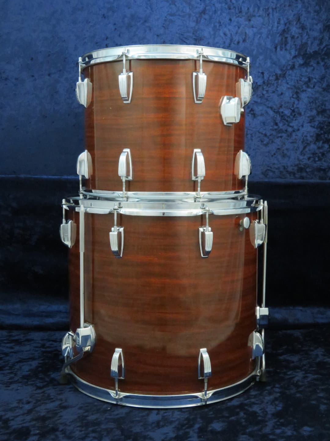 Ludwig 5 Piece Mahogany Cortex Wood Drum Set Serial #1026122