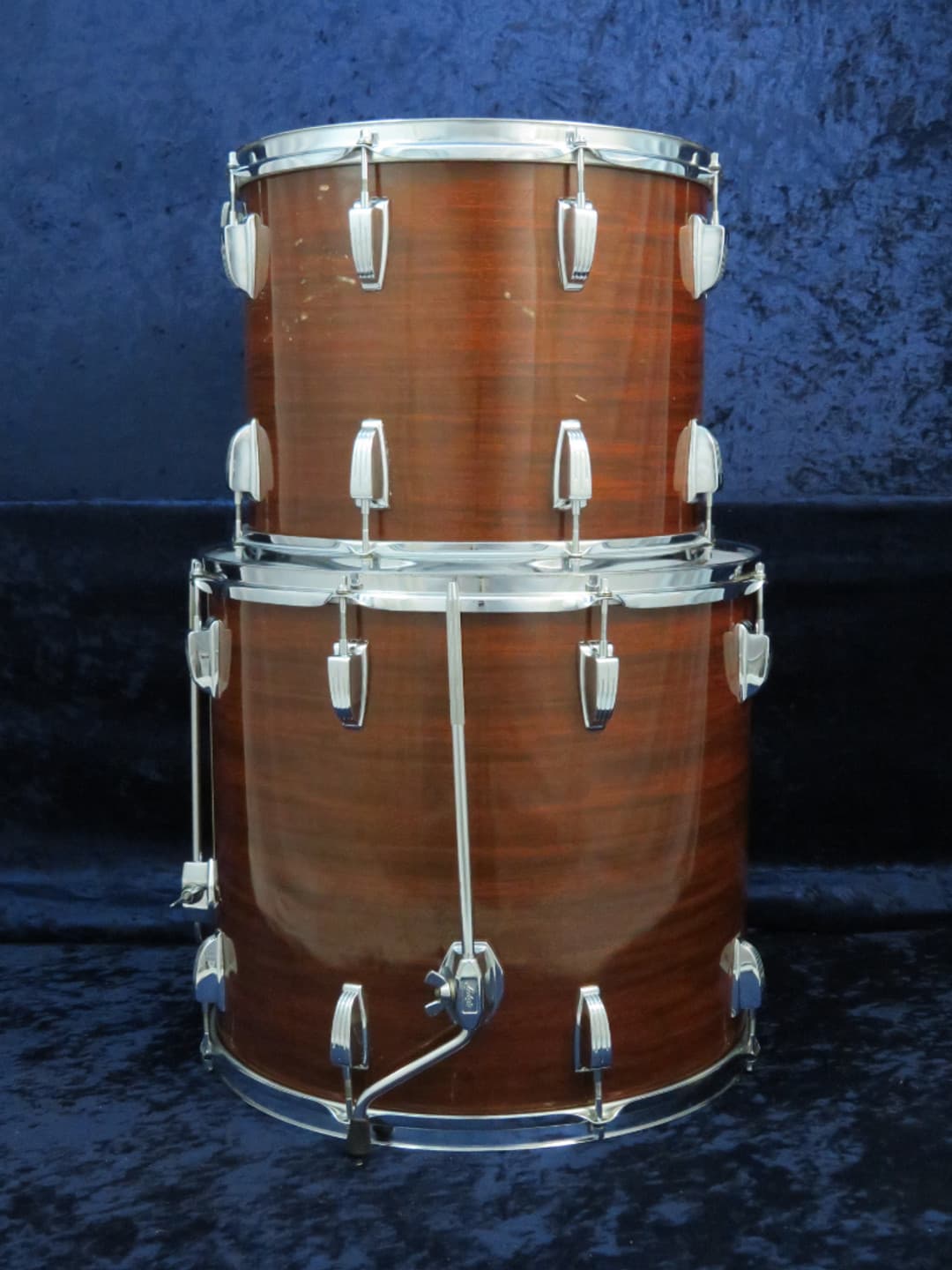 Ludwig 5 Piece Mahogany Cortex Wood Drum Set Serial #1026122
