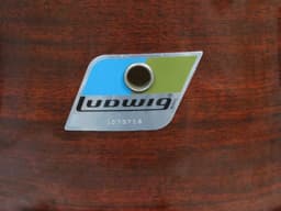 Ludwig 5 Piece Mahogany Cortex Wood Drum Set Serial #1026122 Ludwig 5 Piece Mahogany Cortex Wood Drum Set Serial #1026122