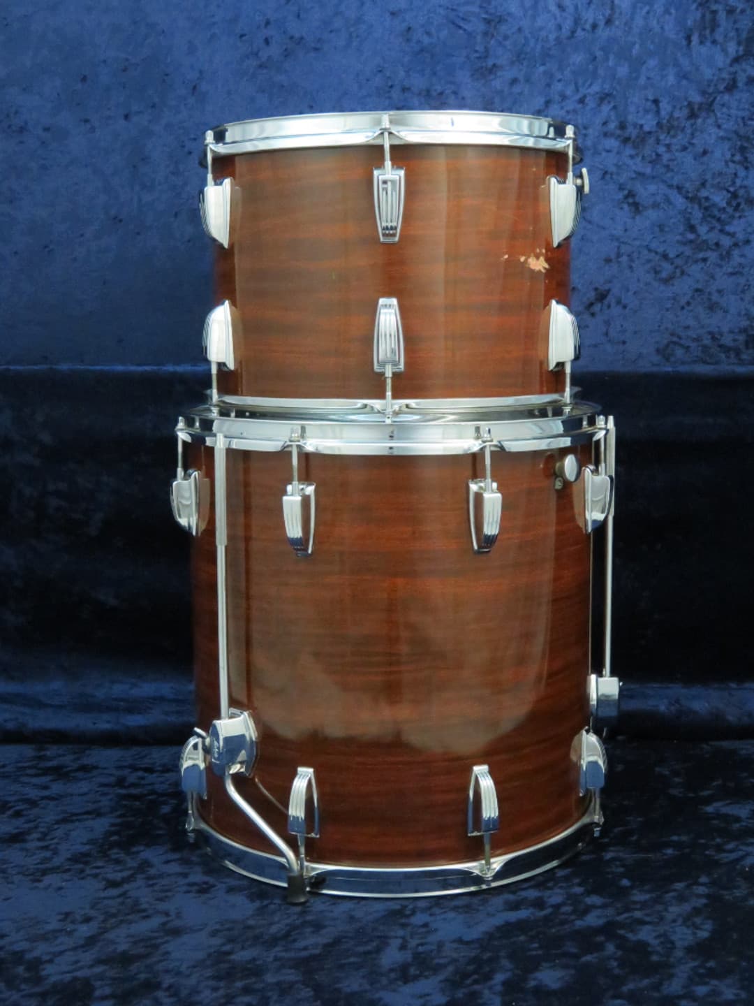 Ludwig 5 Piece Mahogany Cortex Wood Drum Set Serial #1026122
