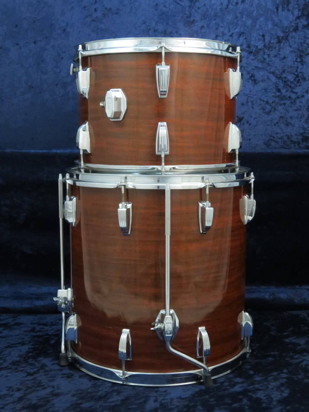 Ludwig 5 Piece Mahogany Cortex Wood Drum Set Serial #1026122
