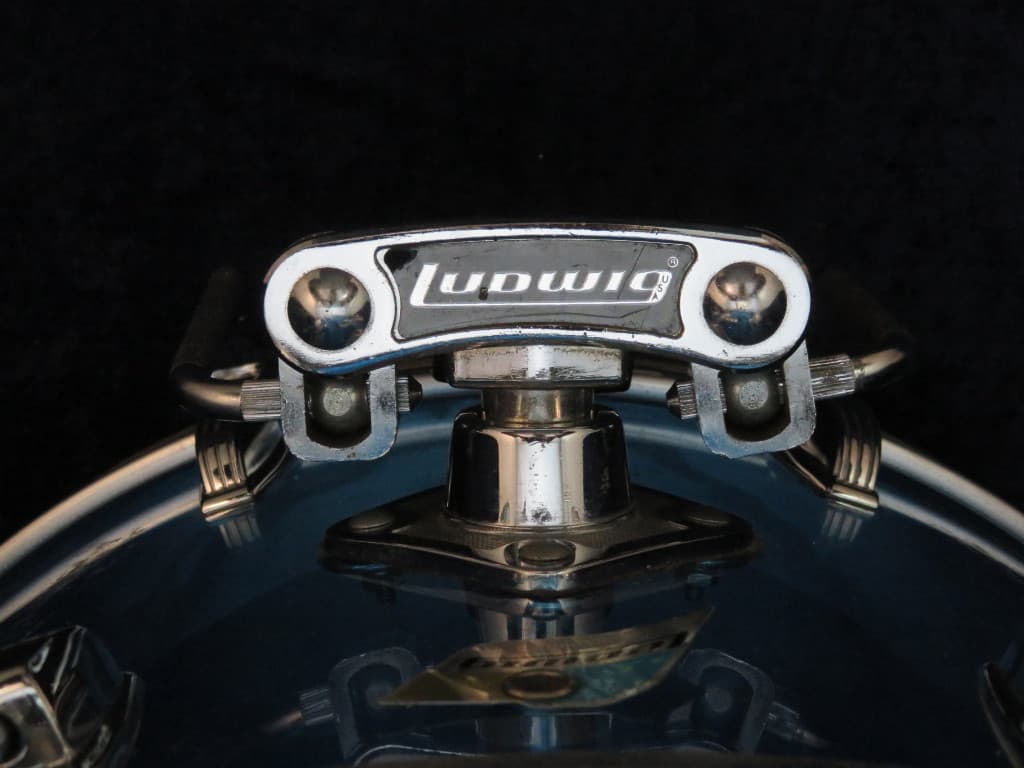 Ludwig 5 Piece Blue Vistalite Drum Set Serial #1025900