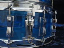 Ludwig 5 Piece Blue Vistalite Drum Set Serial #1025900 Ludwig 5 Piece Blue Vistalite Drum Set Serial #1025900