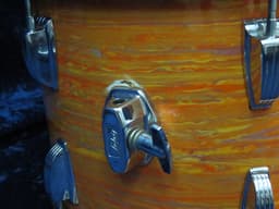 Ludwig 4 Piece Mod Orange Wood Drum Set Serial #926006 Ludwig 4 Piece Mod Orange Wood Drum Set Serial #926006