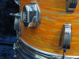 Ludwig 4 Piece Mod Orange Wood Drum Set Serial #926006 Ludwig 4 Piece Mod Orange Wood Drum Set Serial #926006