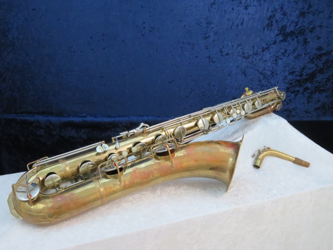 C.G. Conn Baritone Saxophone with Naked Lady 1935 Serial #M267047