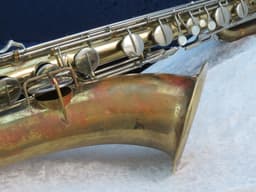 C.G. Conn Baritone Saxophone with Naked Lady 1935 Serial #M267047 C.G. Conn Baritone Saxophone with Naked Lady 1935 Serial #M267047