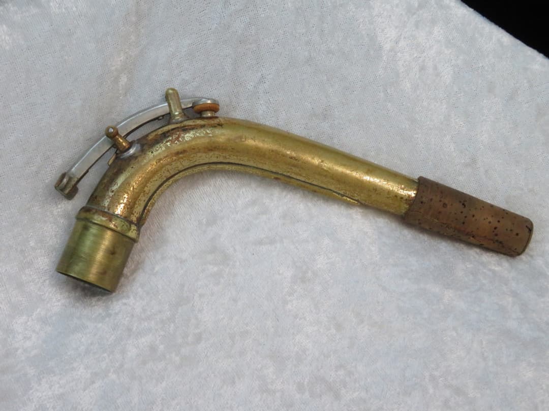 C.G. Conn Baritone Saxophone with Naked Lady 1935 Serial #M267047