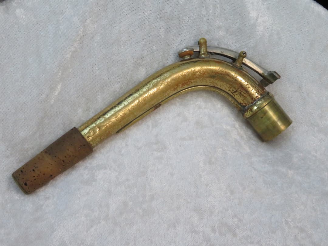 C.G. Conn Baritone Saxophone with Naked Lady 1935 Serial #M267047