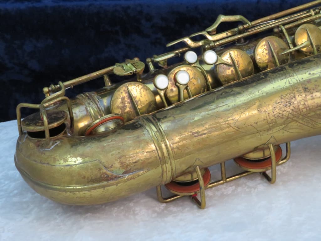 C.G. Conn 10M Tenor Saxophone with Naked Lady 1941 Serial #295497