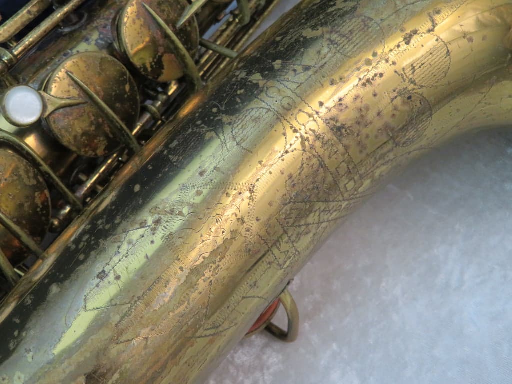 C.G. Conn 10M Tenor Saxophone with Naked Lady 1941 Serial #295497