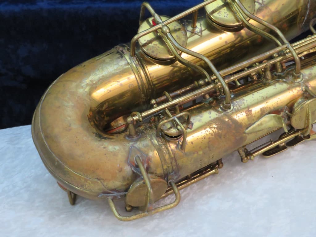 C.G. Conn 10M Tenor Saxophone with Naked Lady 1941 Serial #295497