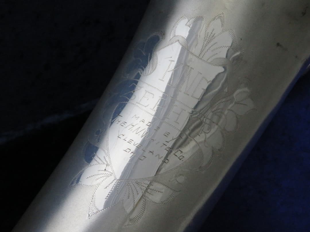 King Zephyr Silver Baritone Saxophone 1960 Serial #402656 King Zephyr Silver Baritone Saxophone 1960 Serial #402656