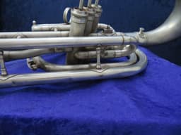 King 3 Valve Bell Front Silver Trombonium 1960's Serial #452838 King 3 Valve Bell Front Silver Trombonium 1960's Serial #452838
