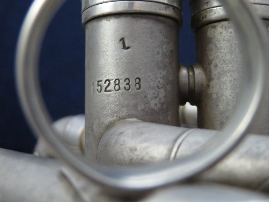 King 3 Valve Bell Front Silver Trombonium 1960's Serial #452838