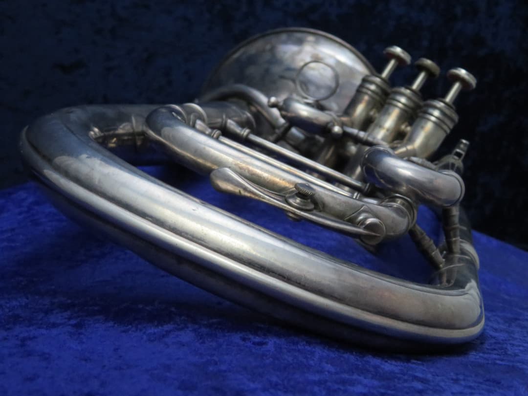 Conn 3 Valve Eb Bell Up Silver Alto Horn Serial #33954