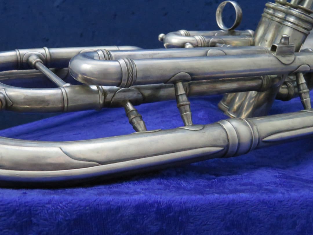 Conn 3 Valve Eb Bell Up Silver Alto Horn Serial #33954