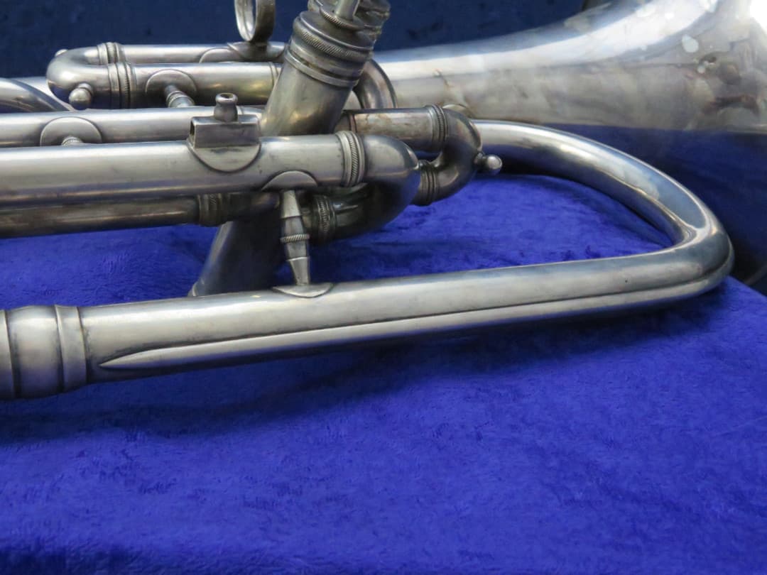 Conn 3 Valve Eb Bell Up Silver Alto Horn Serial #33954
