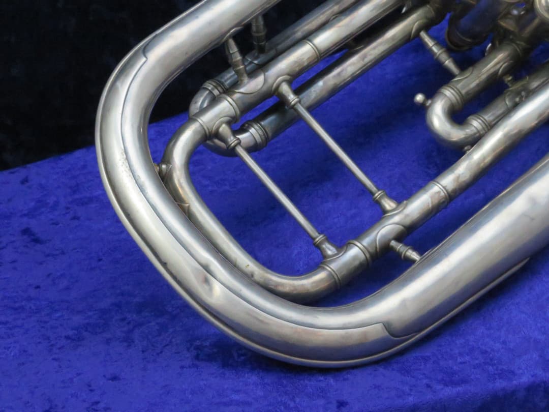 Conn 3 Valve Eb Bell Up Silver Alto Horn Serial #33954