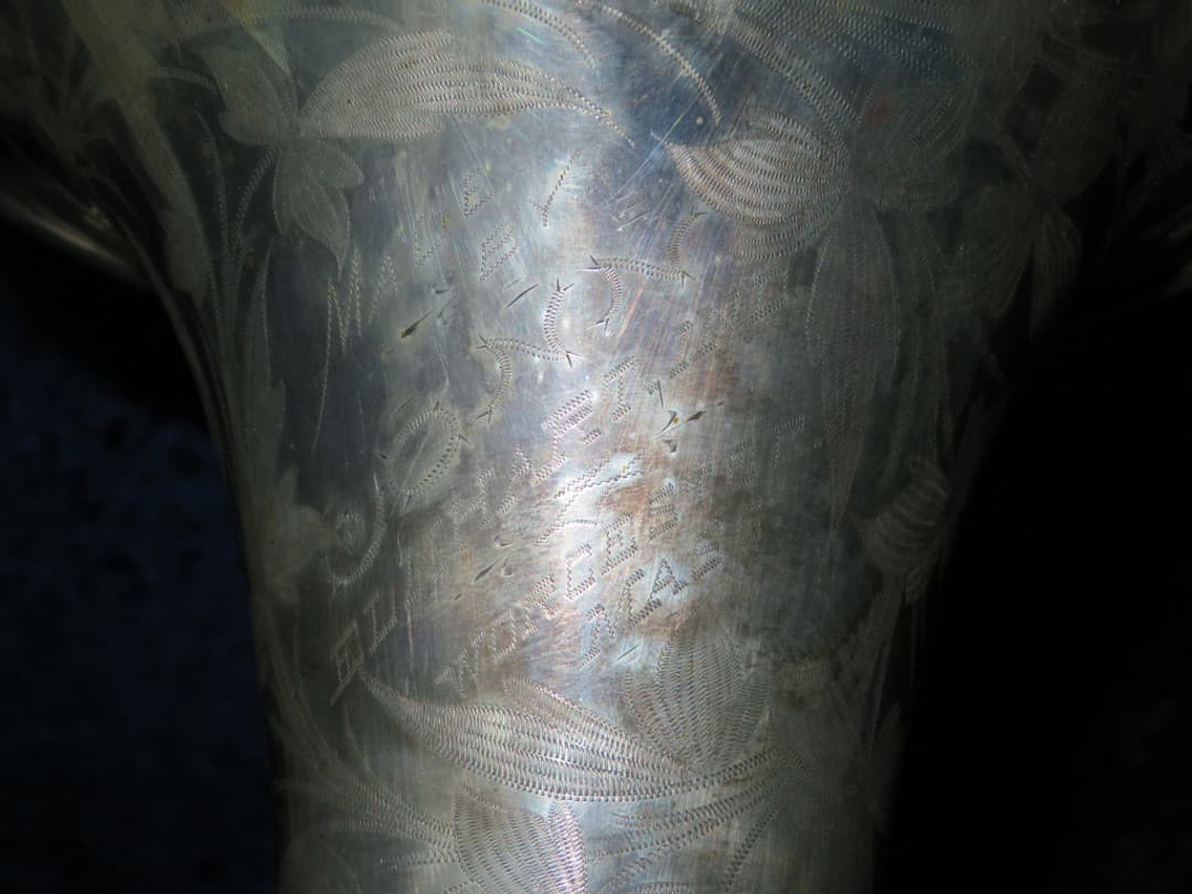 Conn 3 Valve Eb Bell Up Silver Alto Horn Serial #33954