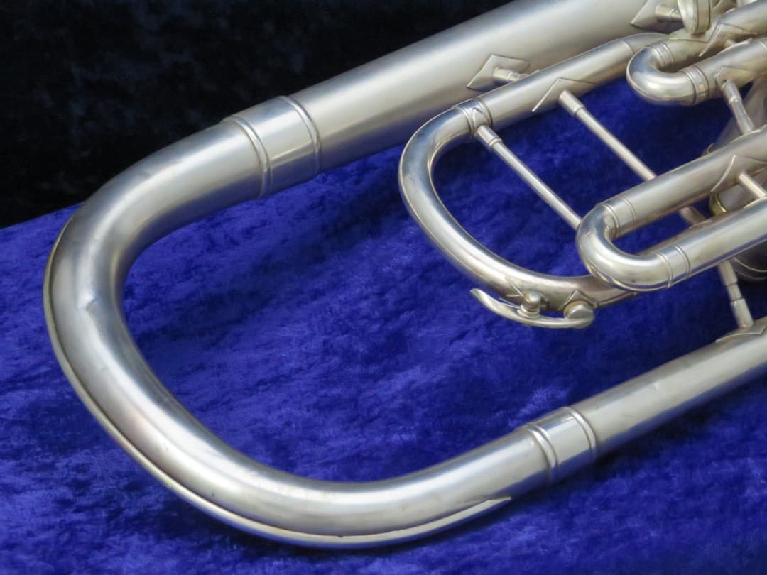 Conn 3 Valve F Bell Front Silver Alto Horn 1968 Serial #L28937