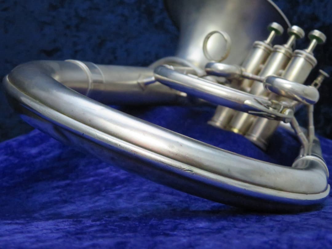 Conn 3 Valve F Bell Front Silver Alto Horn 1968 Serial #L28937