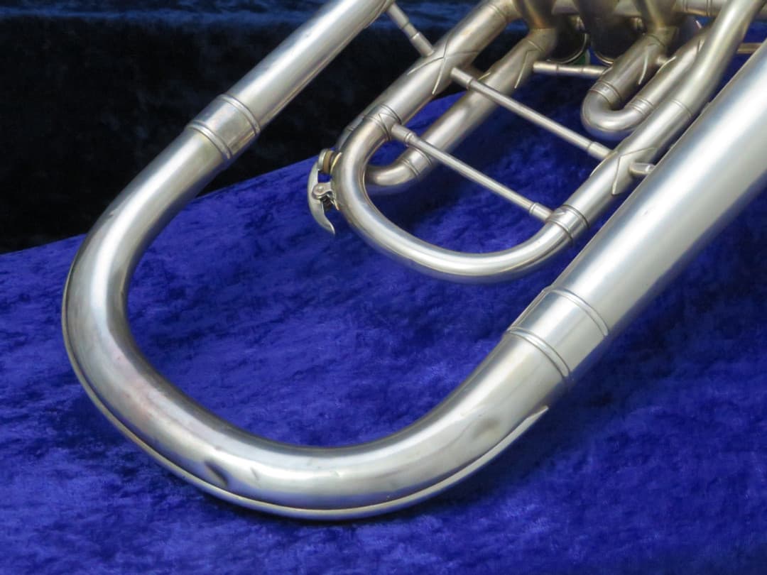 Conn 3 Valve F Bell Front Silver Alto Horn 1968 Serial #L28937