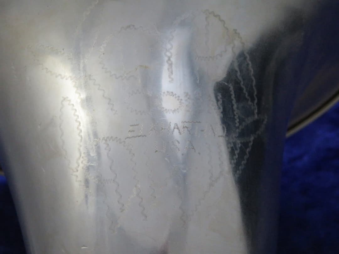 Conn 3 Valve F Bell Front Silver Alto Horn 1968 Serial #L28937