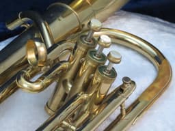 Holton Collegiate 3 Valve F Bell Front Alto Horn 1962 Serial #354410 Holton Collegiate 3 Valve F Bell Front Alto Horn 1962 Serial #354410