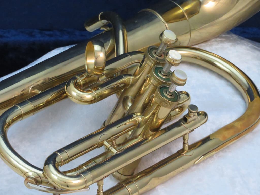 Holton Collegiate 3 Valve F Bell Front Alto Horn 1962 Serial #354410
