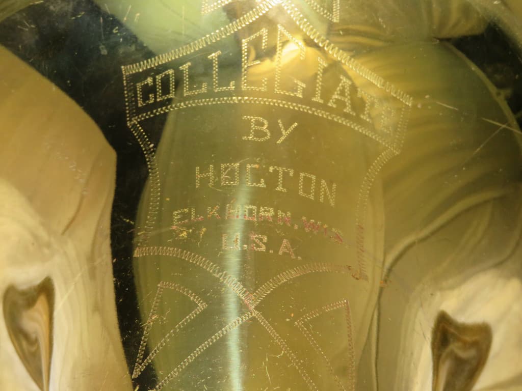 Holton Collegiate 3 Valve F Bell Front Alto Horn 1962 Serial #354410