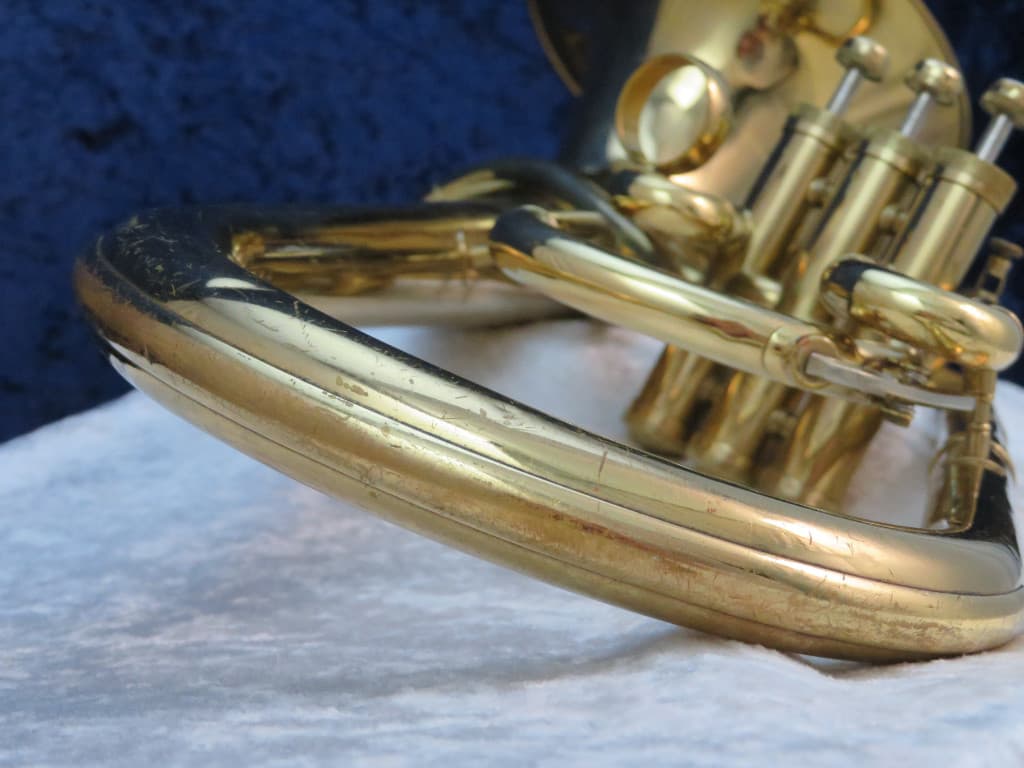 Holton Collegiate 3 Valve F Bell Front Alto Horn 1962 Serial #354410