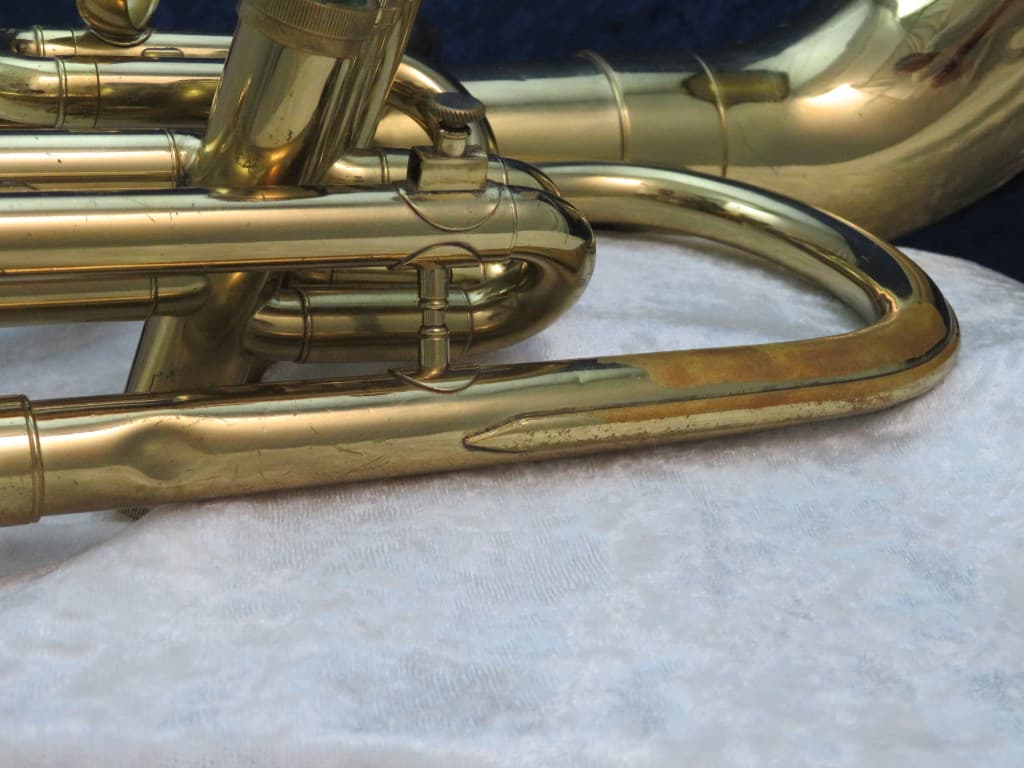 Holton Collegiate 3 Valve F Bell Front Alto Horn 1962 Serial #354410