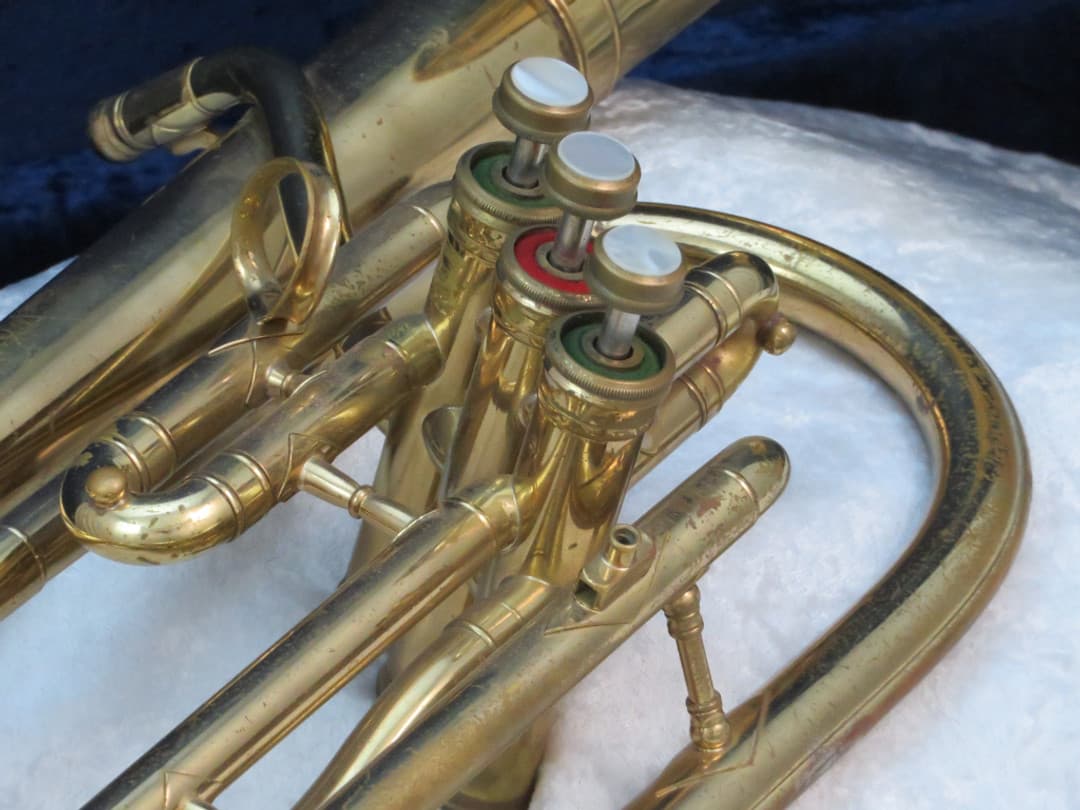 Cleveland 3 Valve Eb Bell Front Alto Horn 1960's Serial #107721