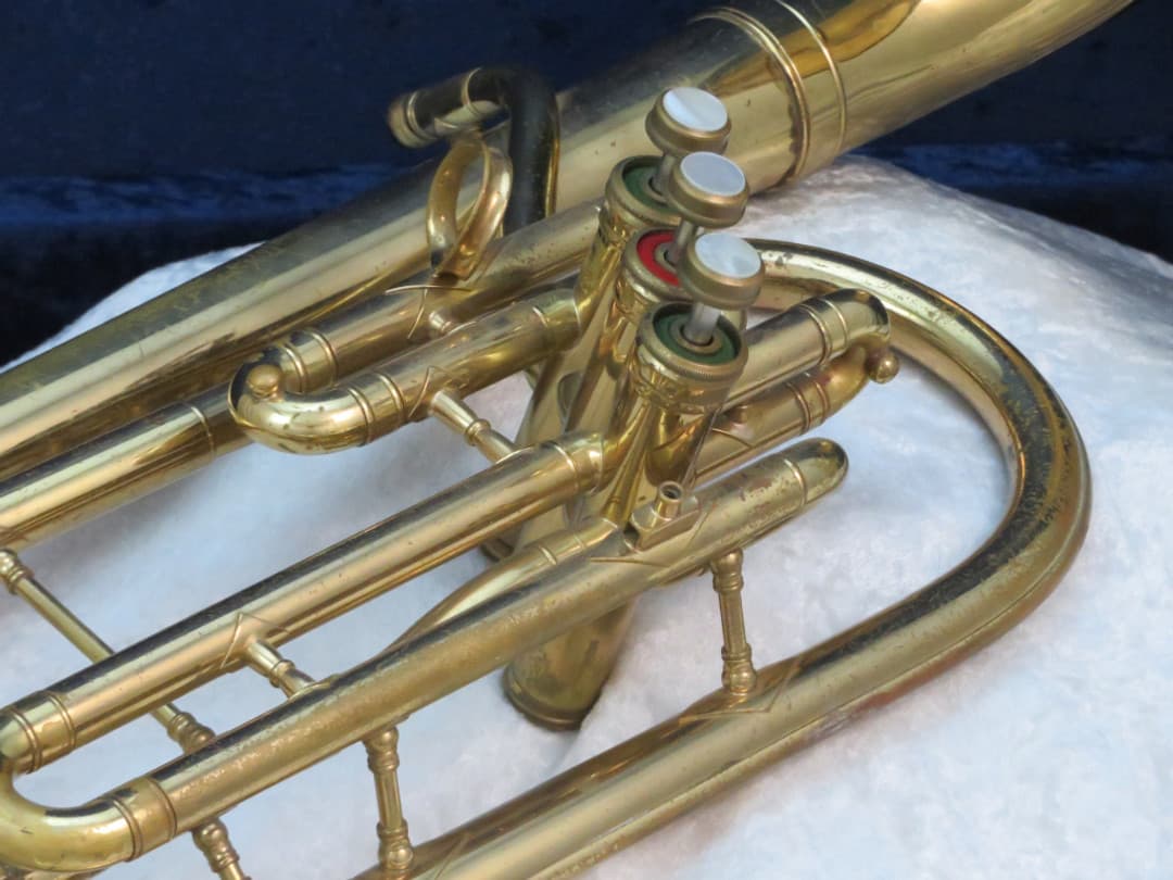 Cleveland 3 Valve Eb Bell Front Alto Horn 1960's Serial #107721