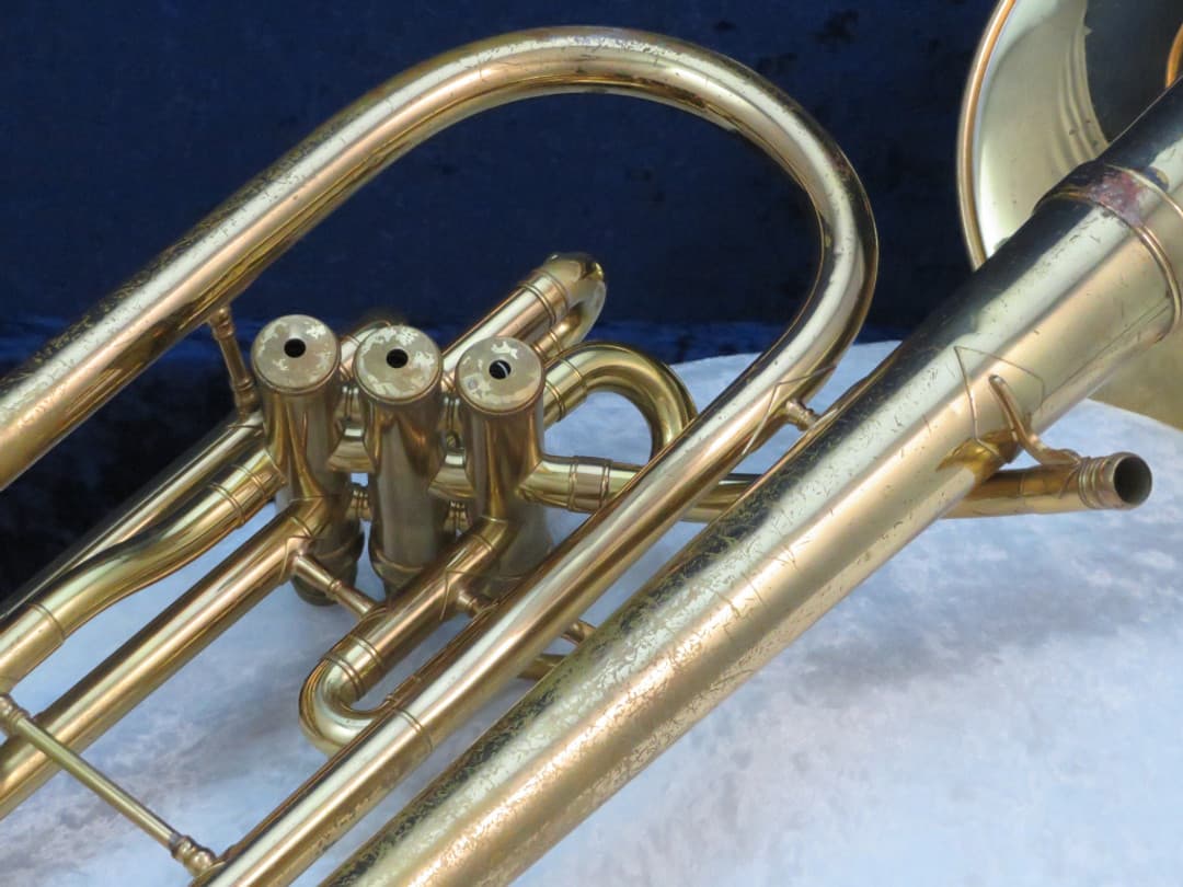 Cleveland 3 Valve Eb Bell Front Alto Horn 1960's Serial #107721