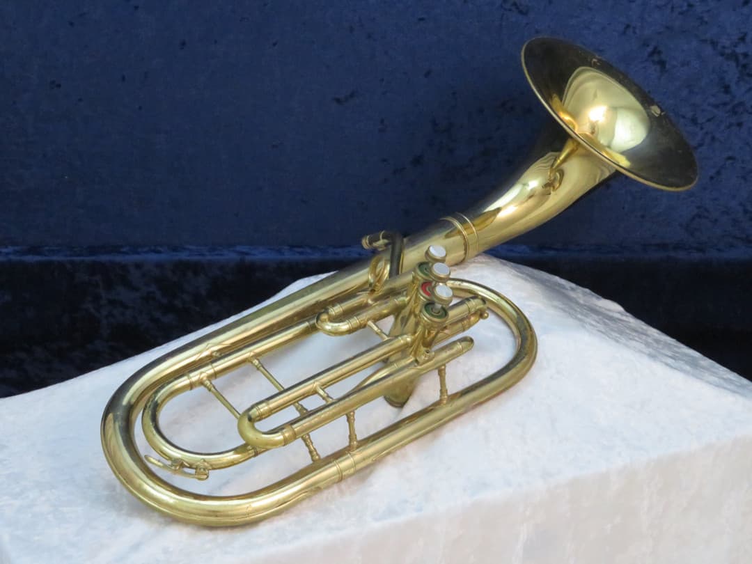 Cleveland 3 Valve Eb Bell Front Alto Horn 1960's Serial #107721