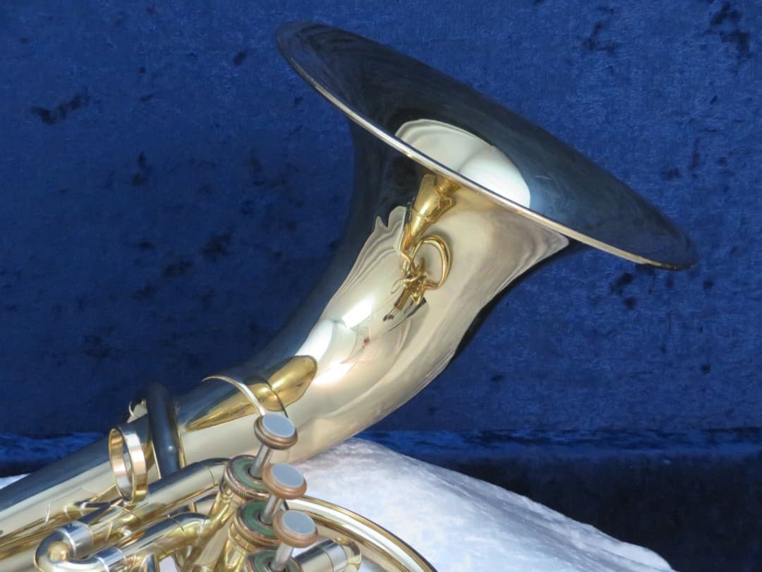 Olds Ambassador 3 Valve F Bell Front Alto Horn 1960's Serial #450846