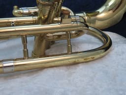 Olds Ambassador 3 Valve F Bell Front Alto Horn 1960's Serial #450846 Olds Ambassador 3 Valve F Bell Front Alto Horn 1960's Serial #450846