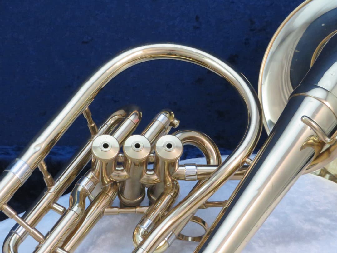 Olds Ambassador 3 Valve F Bell Front Alto Horn 1960's Serial #450846