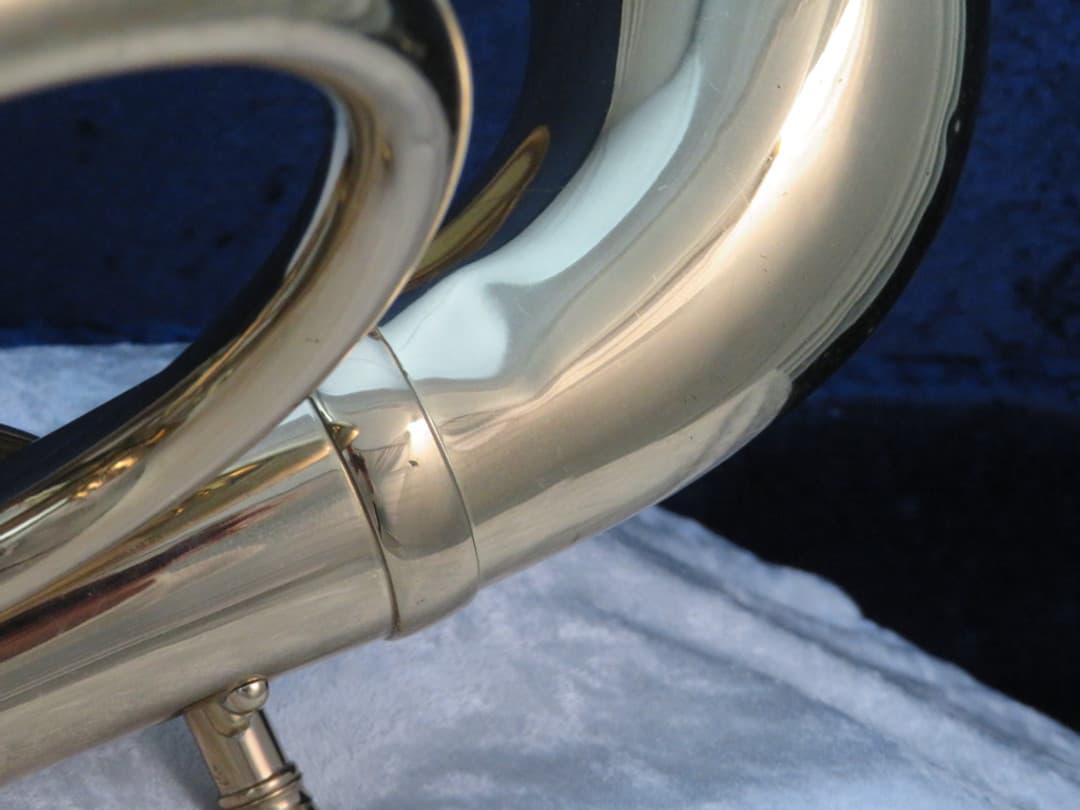 Olds Ambassador 3 Valve F Bell Front Alto Horn 1960's Serial #450846