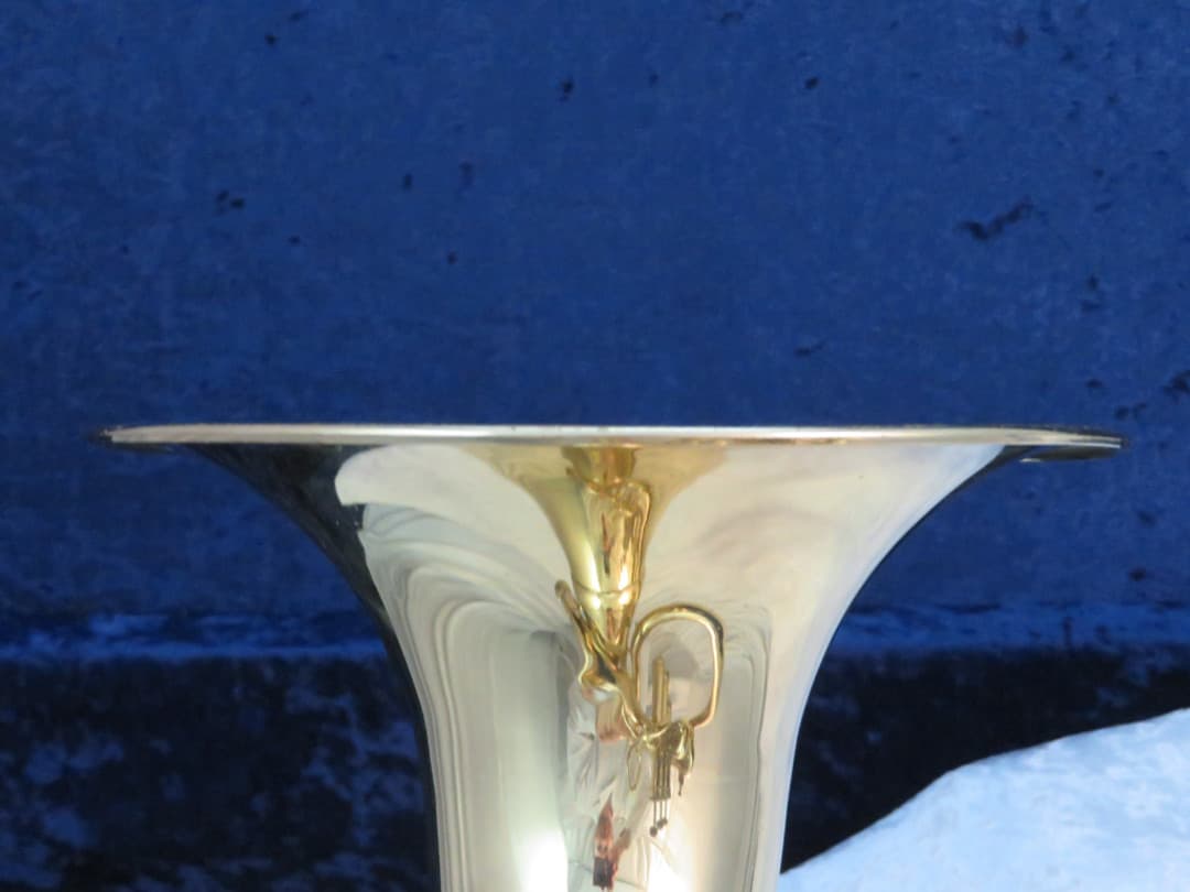 Olds Ambassador 3 Valve F Bell Front Alto Horn 1960's Serial #450846