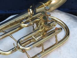Olds Ambassador 3 Valve F Bell Front Alto Horn 1960's Serial #450846 Olds Ambassador 3 Valve F Bell Front Alto Horn 1960's Serial #450846
