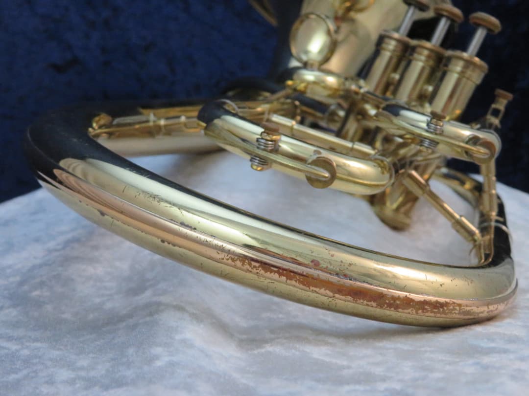 Olds Ambassador 3 Valve F Bell Front Alto Horn 1960's Serial #450846